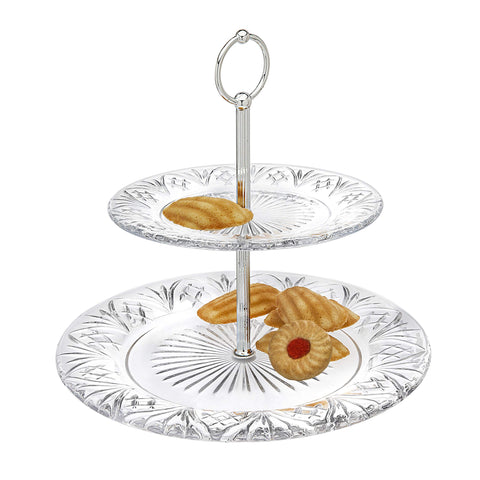 Godinger Dublin Crystal, presentación elegante para estaciones de postres y fiestas.
