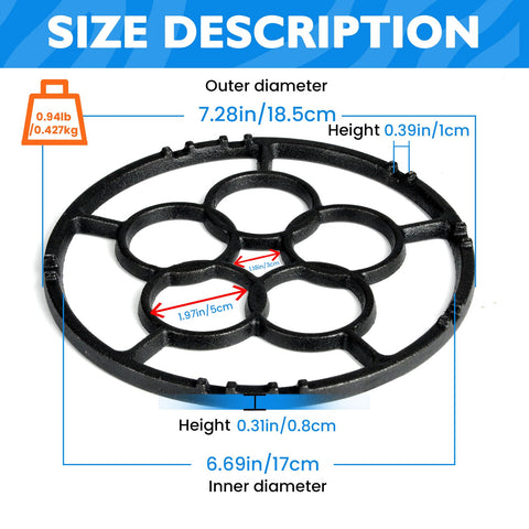 Goespecil trivet cocina protege encimeras del calor al colocar ollas calientes.
