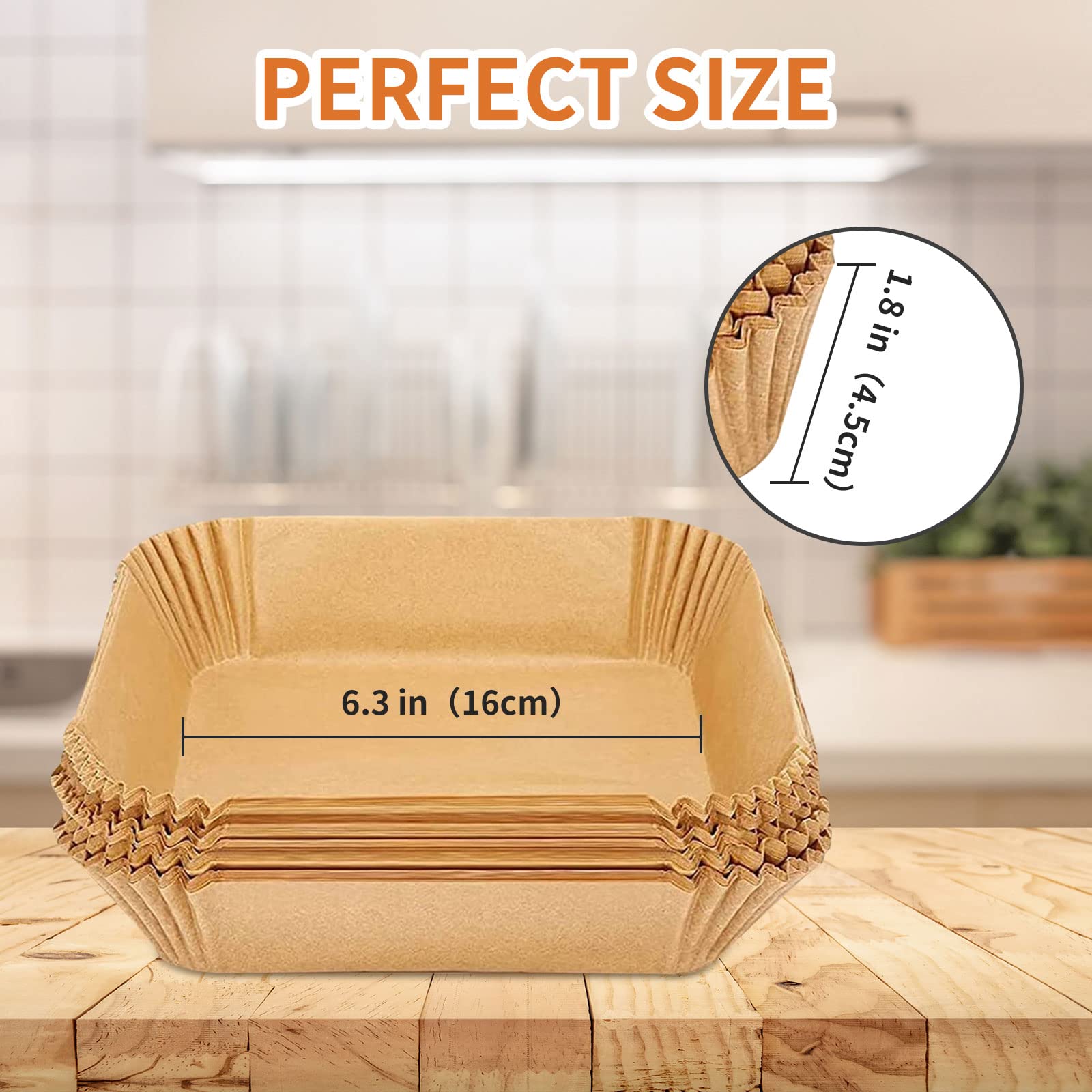 GOFFUGT papel-limpieza-rapida-airfryer-6-3-pulgadas protege paredes y facilita la limpieza.