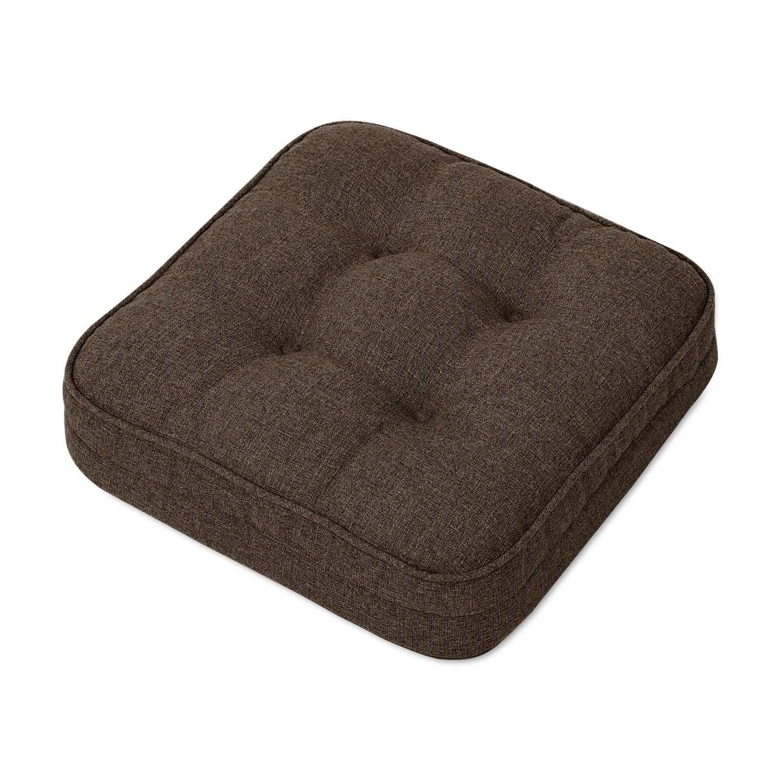 GOFORIT cojín de asiento acolchado con espuma viscoelástica triturada para mayor suavidad