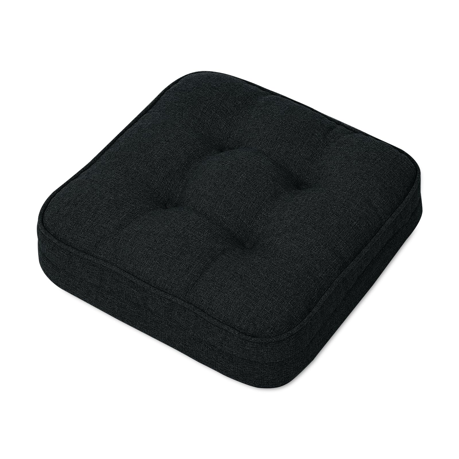 GOFORIT cojin espuma memoria doble capa, capa superior suave para confort al sentarse.