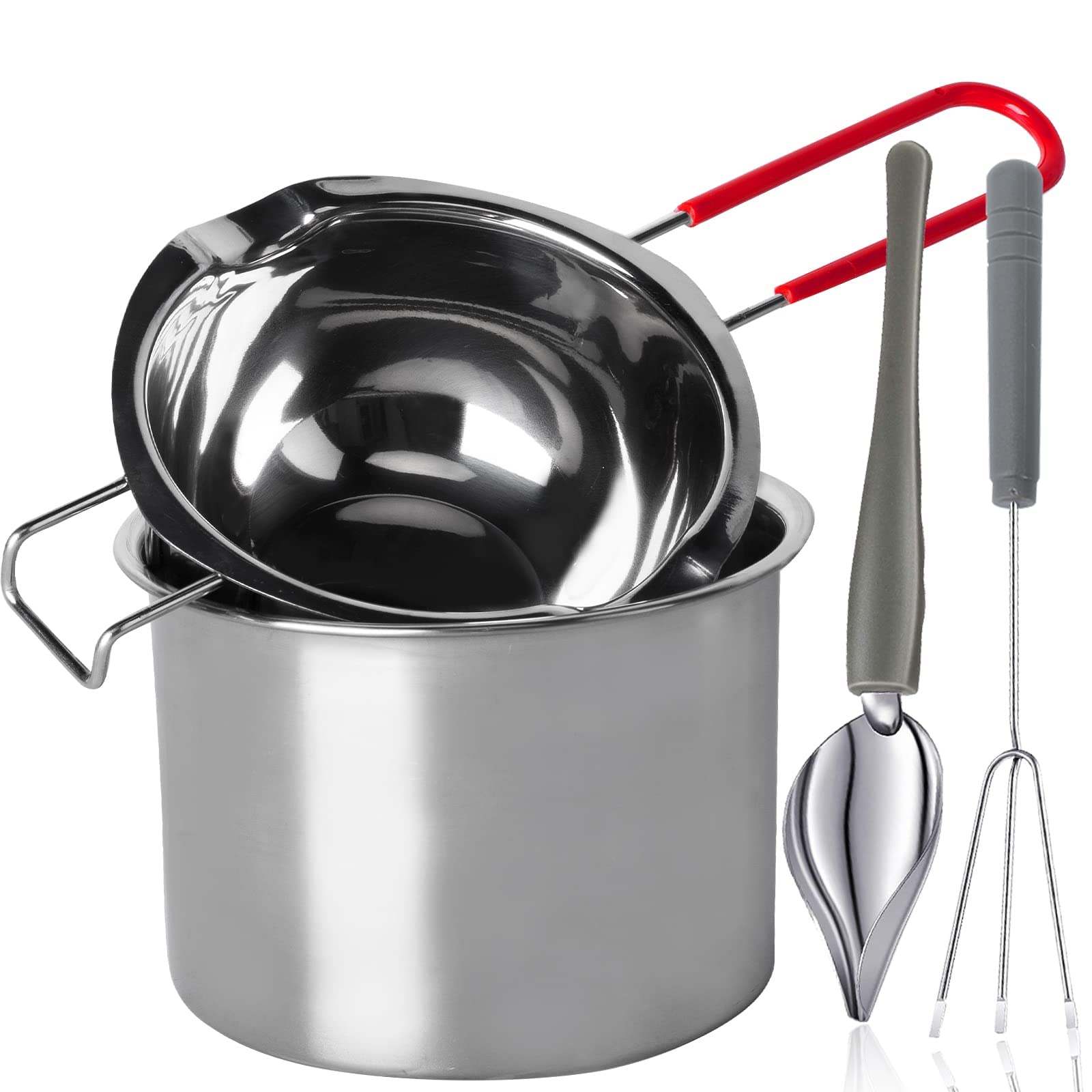 Goging olla doble baño María de acero inoxidable para derretir ingredientes con calor suave.