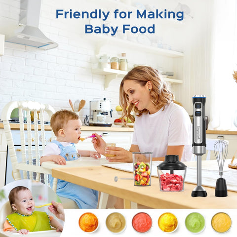Accesorios Gogocook lavables y aptos para lavavajillas para facilitar la limpieza.