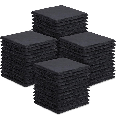 GOH DODD posavasos de pizarra negra protegen superficies con estilo.
