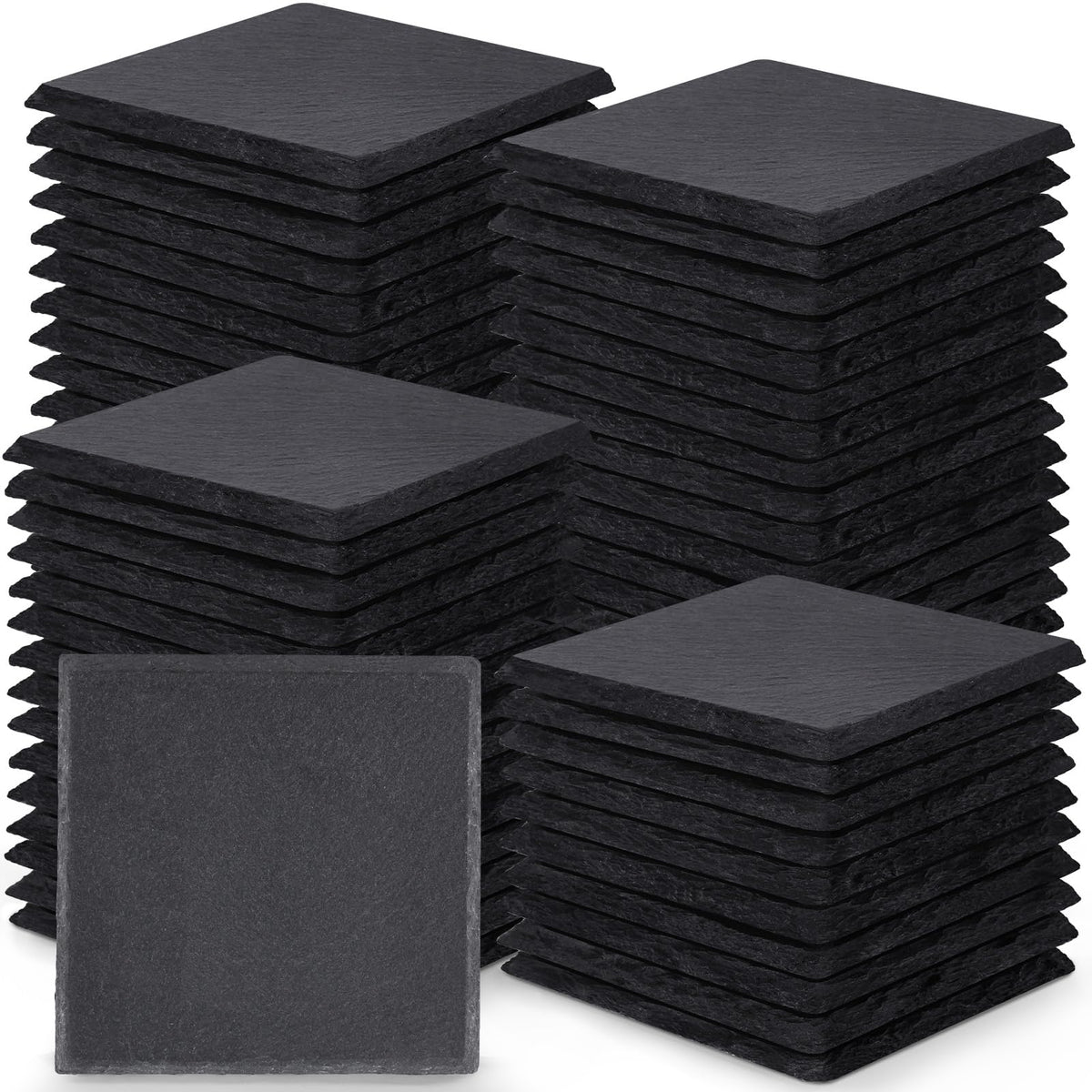 GOH DODD posavasos de pizarra 4 pulgadas, estilo moderno para la mesa