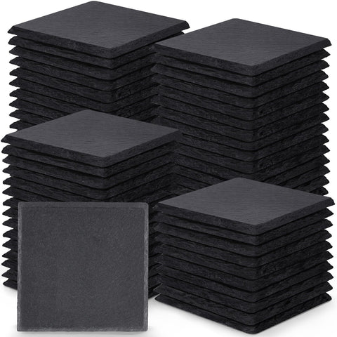 GOH DODD posavasos de pizarra 4 pulgadas, estilo moderno para la mesa