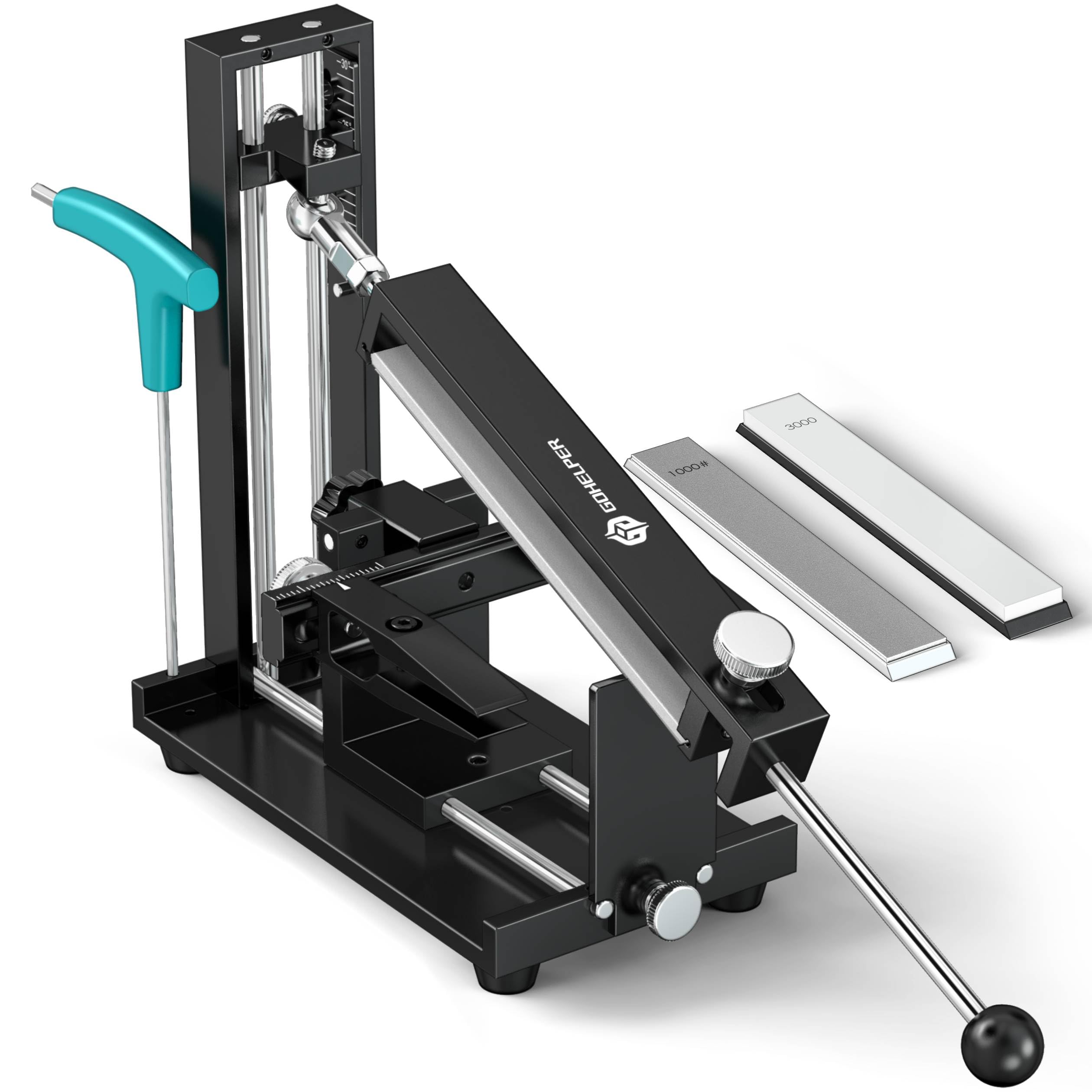 Gohelper afilador de cuchillos profesional con kit de 3 etapas para un filo preciso