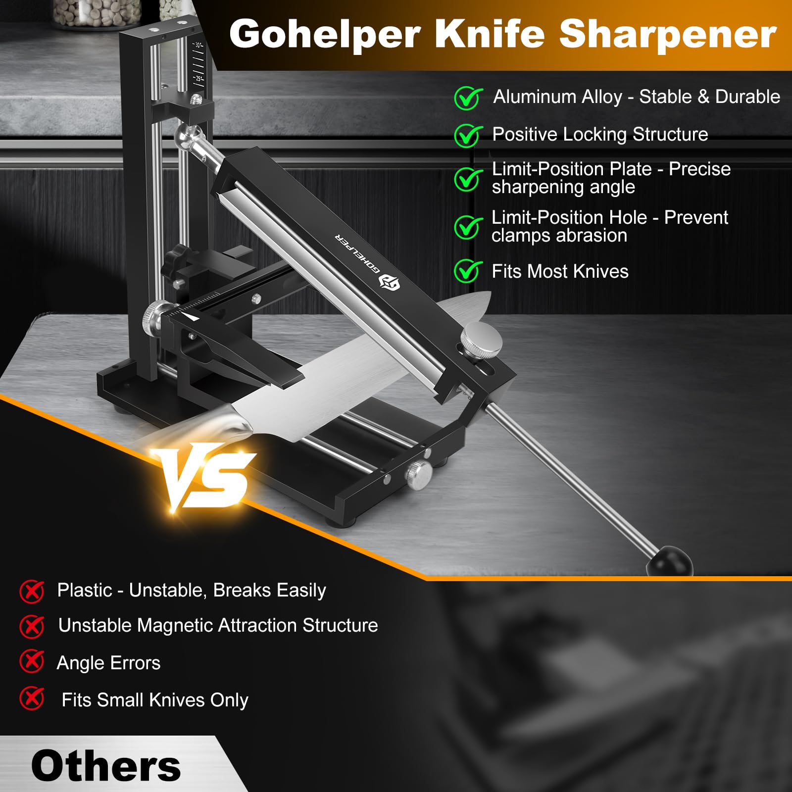 Gohelper disco diamante 400 para reformar filos y eliminar mellas