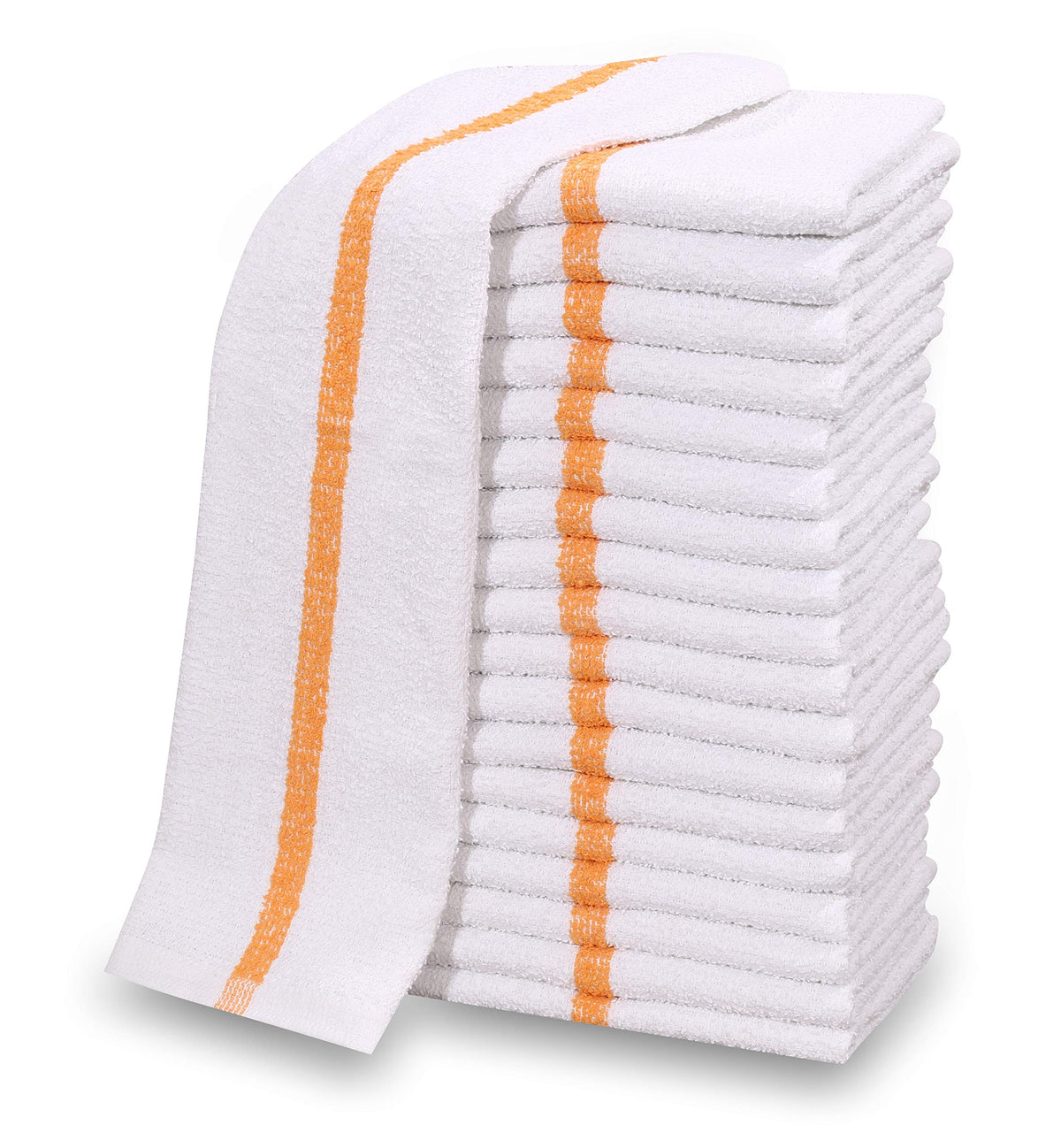 GOLD TEXTILES: toallas-bar-blancas-16x19, absorción eficiente para secar platos.