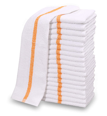 GOLD TEXTILES: toallas-bar-blancas-16x19, absorción eficiente para secar platos.