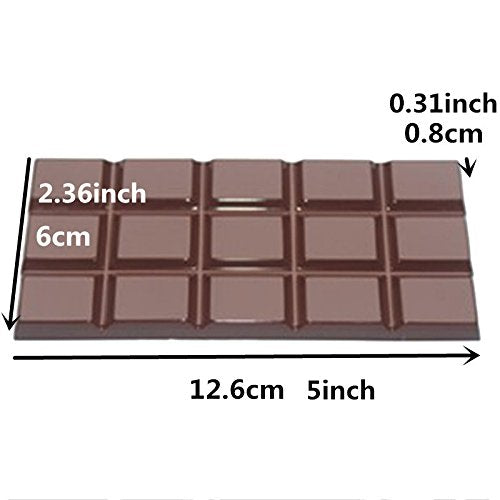 Barra chocolate Goldbaking de 60 g, tamaño 2-36x5, lista para cortar.
