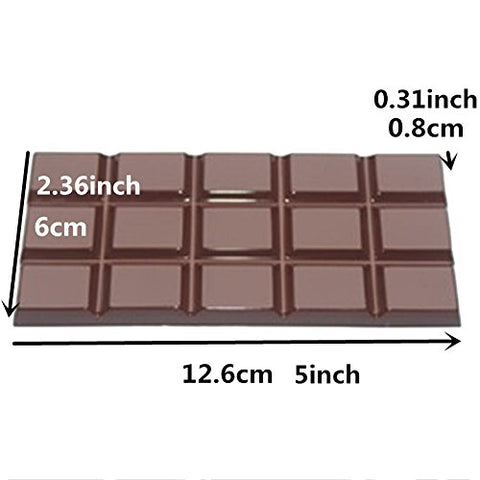 Barra chocolate Goldbaking de 60 g, tamaño 2-36x5, lista para cortar.