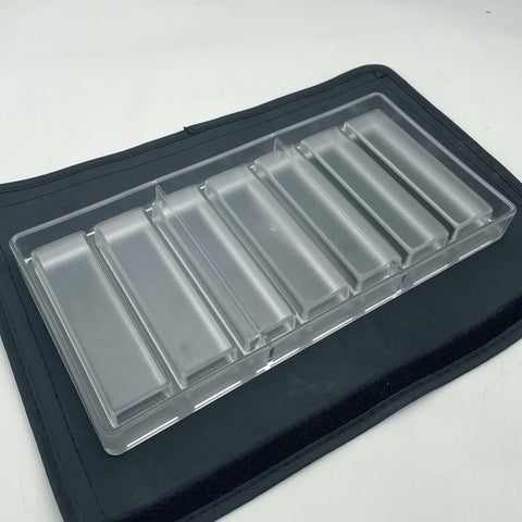 Goldbaking molde con relleno profundo para barras de chocolate con capas