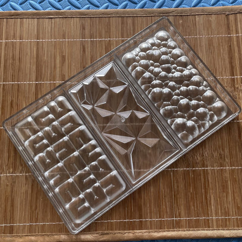 Goldbaking molde de policarbonato, material duradero para uso repetido.