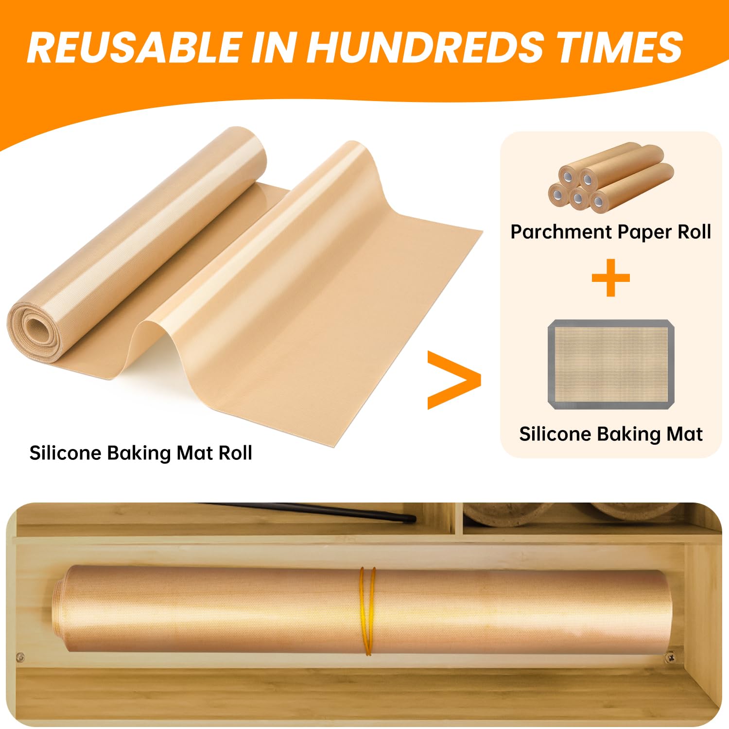 Goldeer tapete multiuso silicona para cocina, horno y refrigerador.
