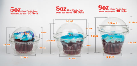 Tapas domo sin agujero Golden Apple para vasos 5oz, mantiene higiene y contenido seguro.