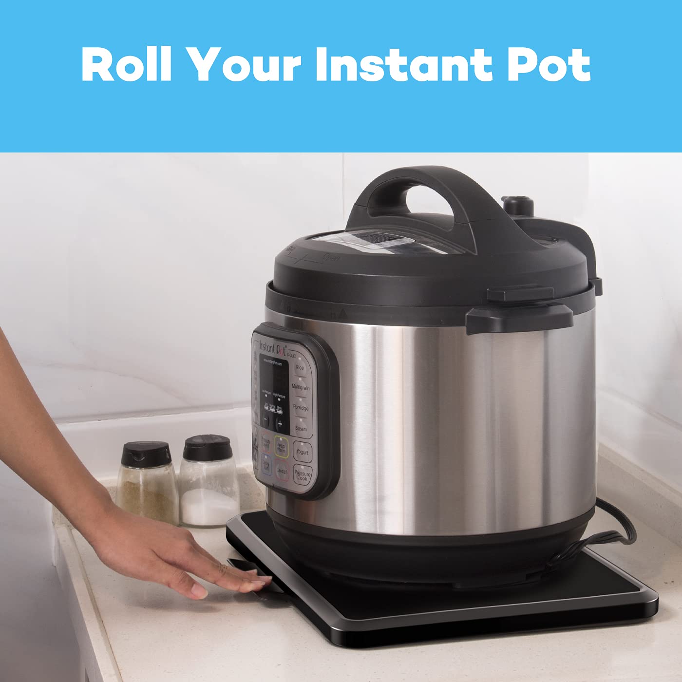 Goldlion bandeja deslizante para olla a presión Instant Pot ayuda a acceder con facilidad.