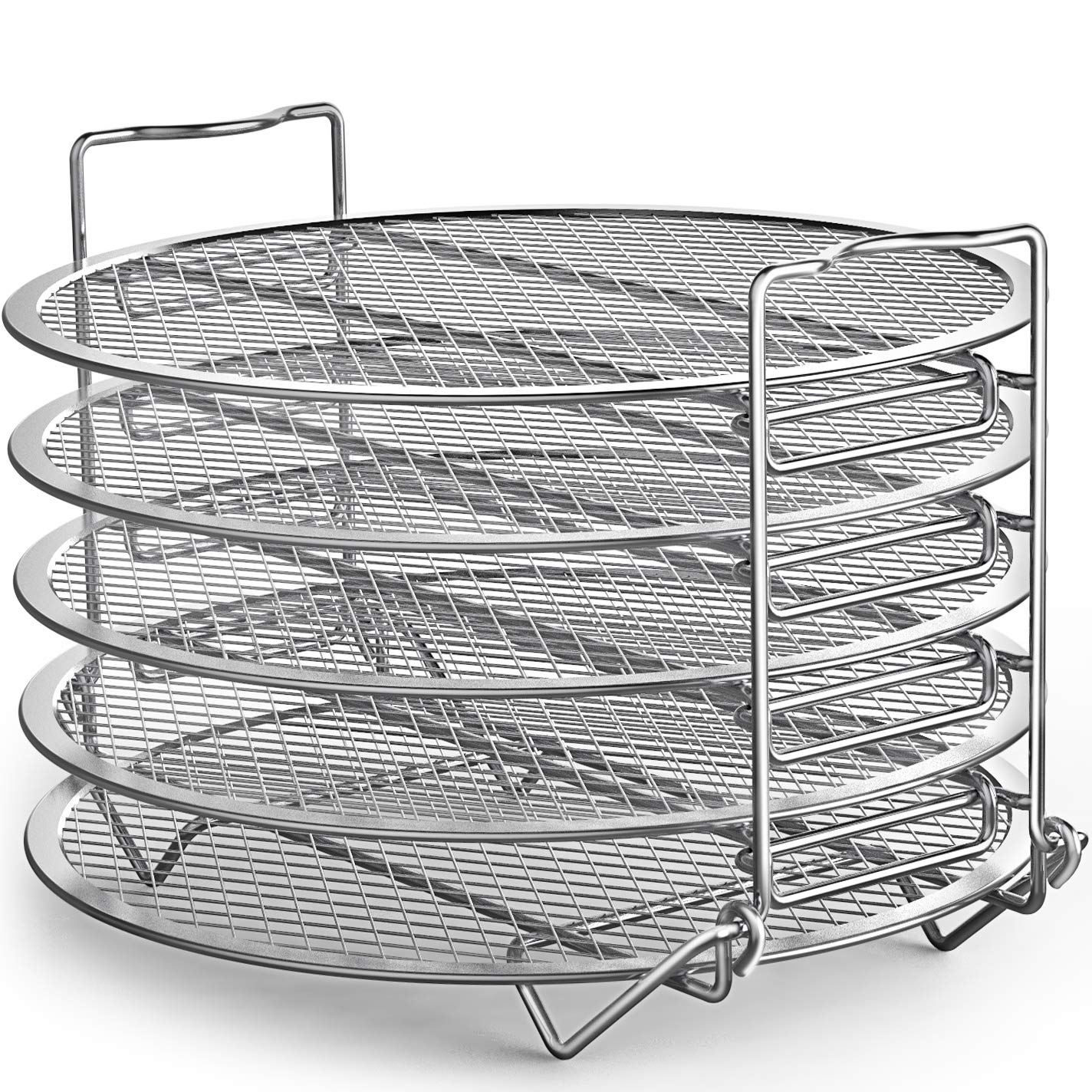 Goldlion deshidratador con estante de acero inoxidable para Ninja Foodi 6.5 qt, uso diario seguro