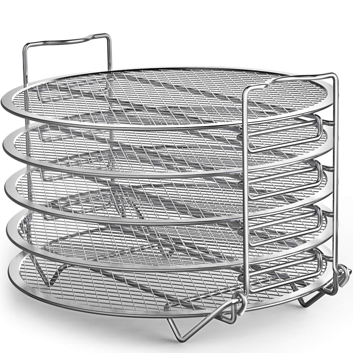Goldlion deshidratador con estante de acero inoxidable para Ninja Foodi 6.5 qt, uso diario seguro
