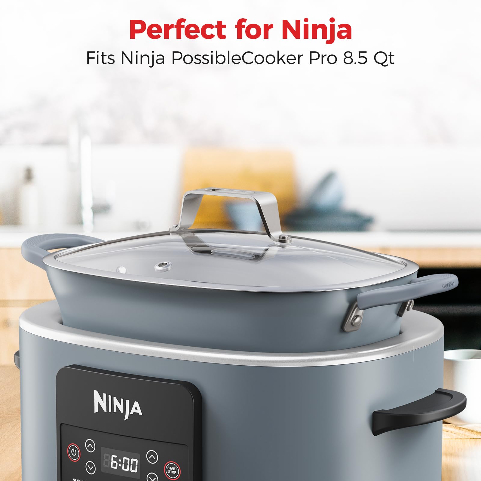 Goldlion No compatible con 6.5qt Ninja; verificar modelo antes de comprar.