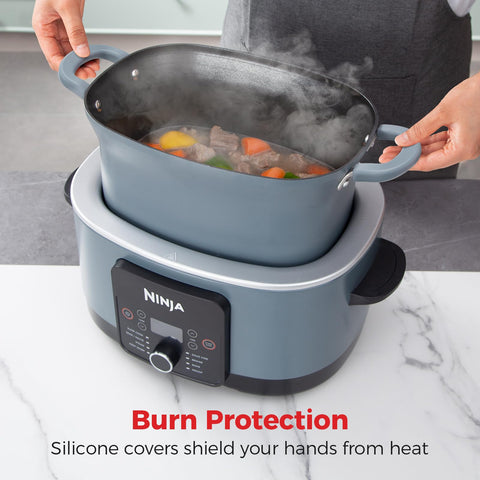 Goldlion silicona soporta hasta 500F en el mango de Ninja 8.5 Qt.