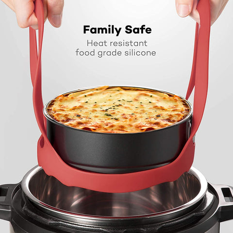 Goldlion Sling Silicona para Instant Pot 8qt levanta ollas sin quemaduras.
