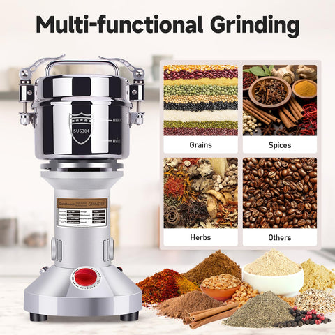 Goldtouch molinillo de grano 550g cuchillas múltiples para granos y especias