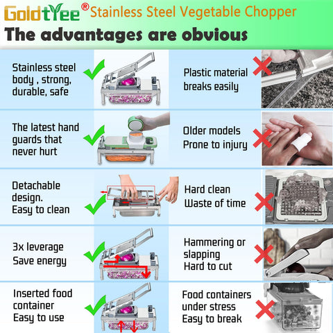 Goldtree contenedor de almacenamiento compacto para recoger y guardar ingredientes.