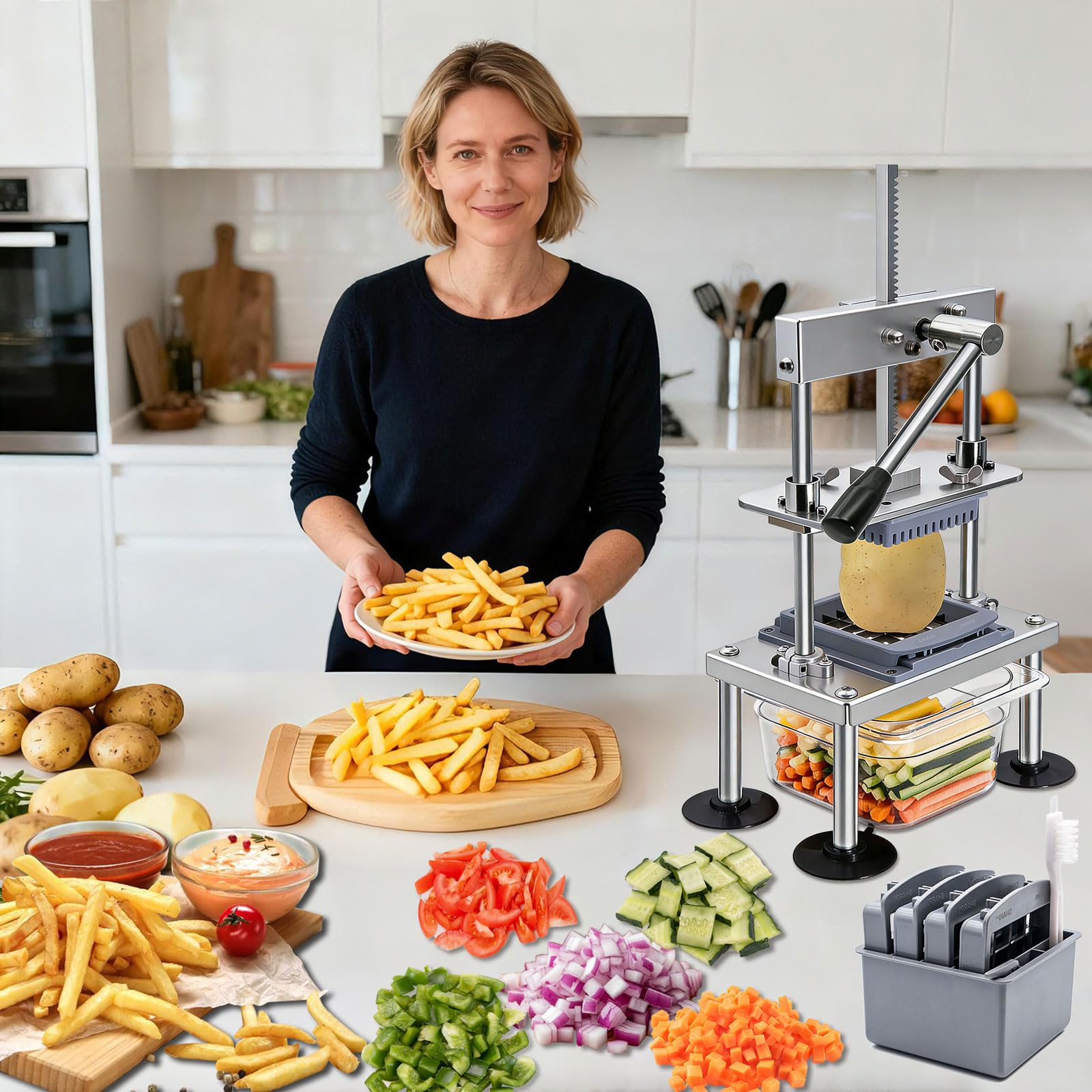 goldtree troceador de verduras profesional rendimiento estable y seguro