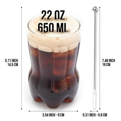 Cuchara de cóctel de acero inoxidable Goliber para mezclar y servir.