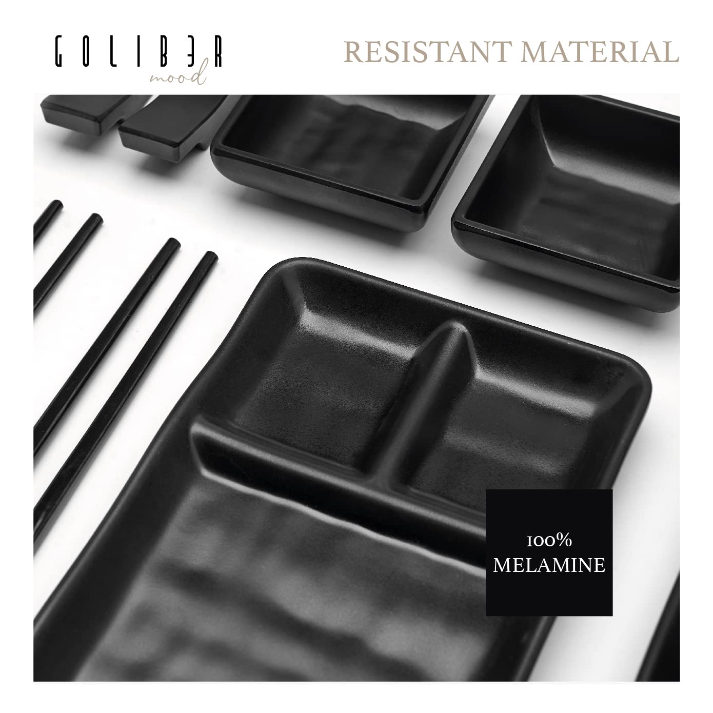 Goliber set sushi: empaque regalo de estilo japonés para sorprender.