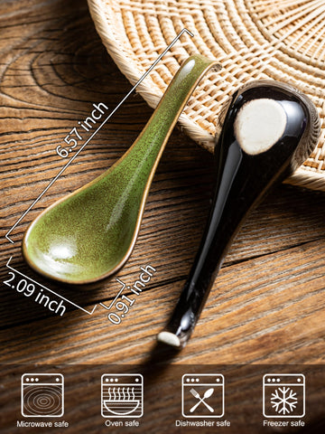 Cucharas Gomakren con acabado brillante para platos abundantes