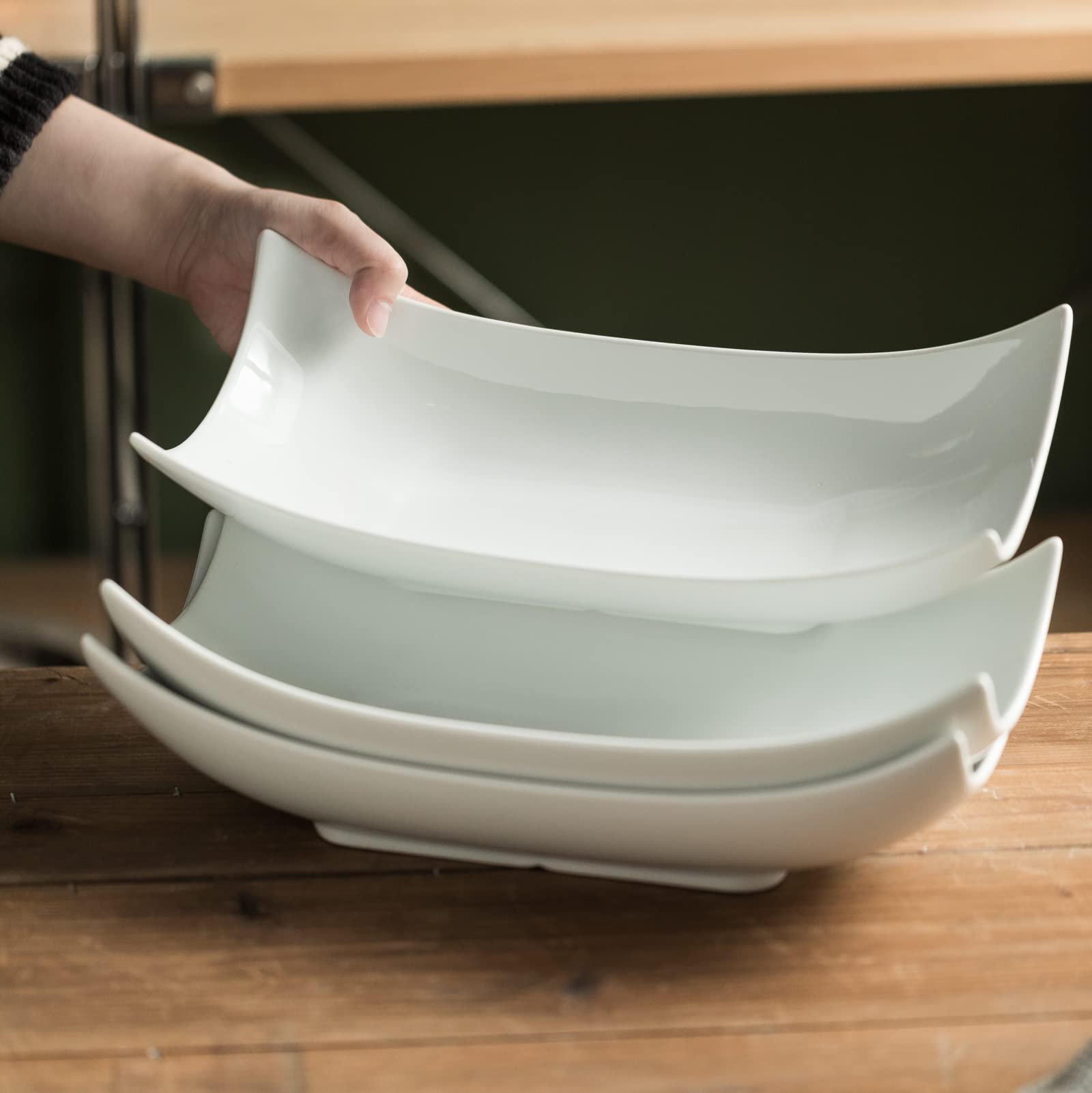 Gomakren plato de 12 pulgadas para porciones generosas.