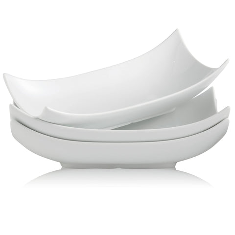 Gomakren conjunto de platos y cuencos para servir, ideal para reuniones elegantes.