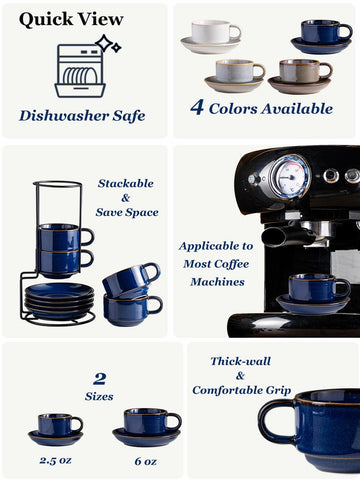 Gomakren soporte metálico para organizar tazas de café