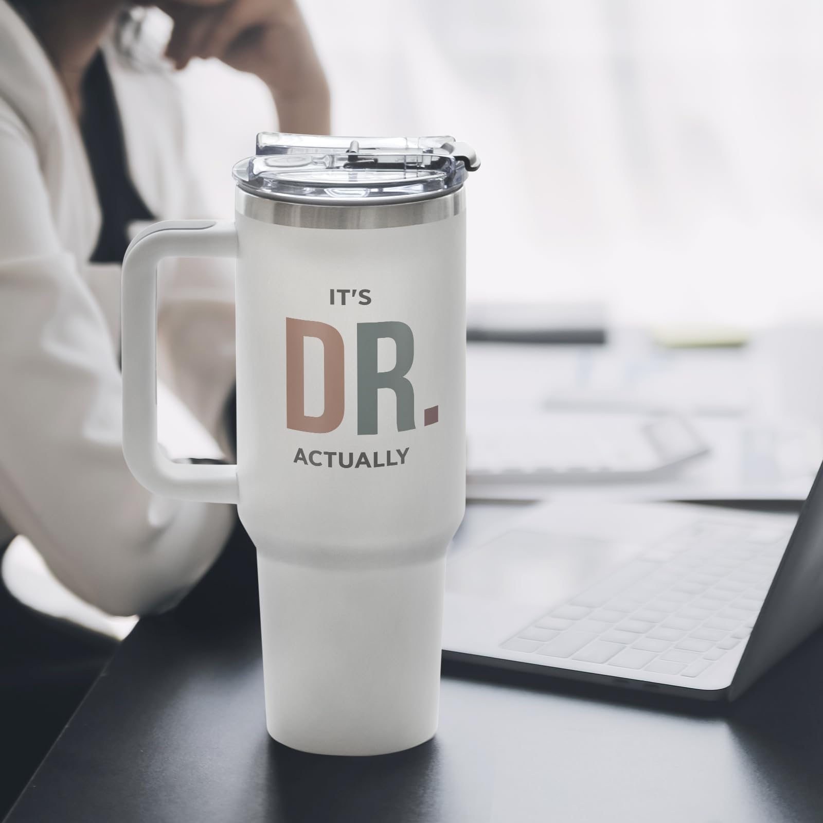 GoMelley vaso 40oz con doble aislamiento para bebidas frías o calientes.