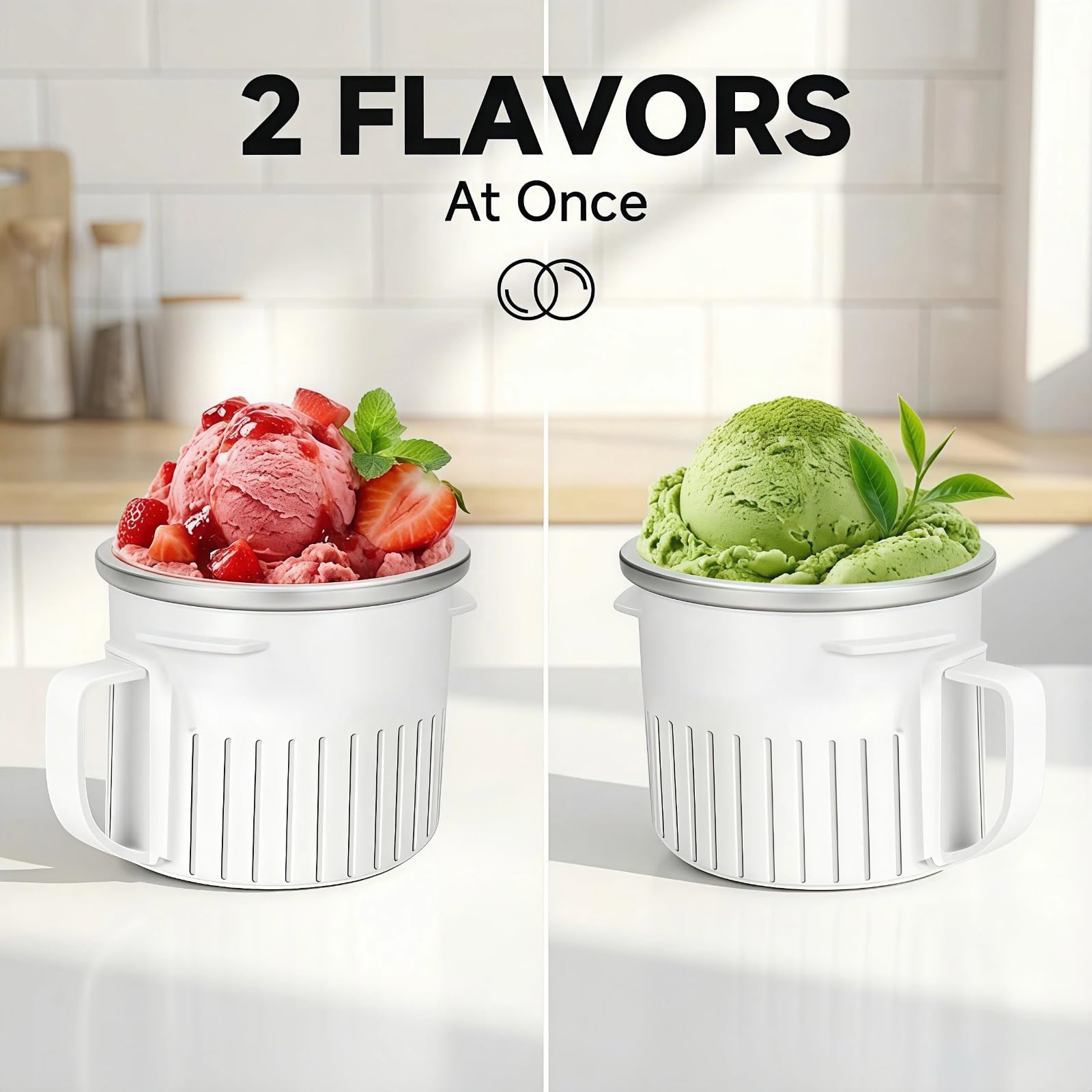 Gomen: mezcla rápida para helados y yogur congelado en minutos