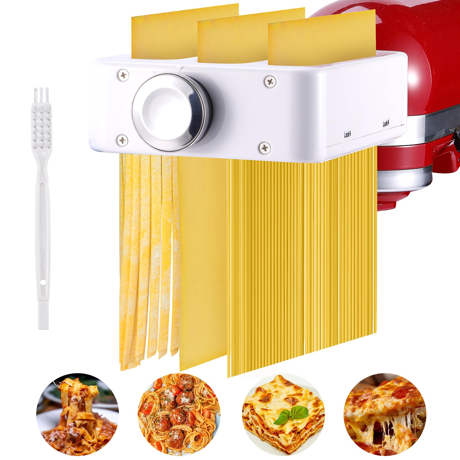 Gomen rodillo pasta 3en1 para láminas de lasaña casera