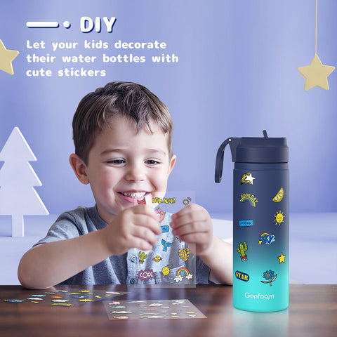 Gonfoam con pegatinas para personalizar y motivar la hidratación.