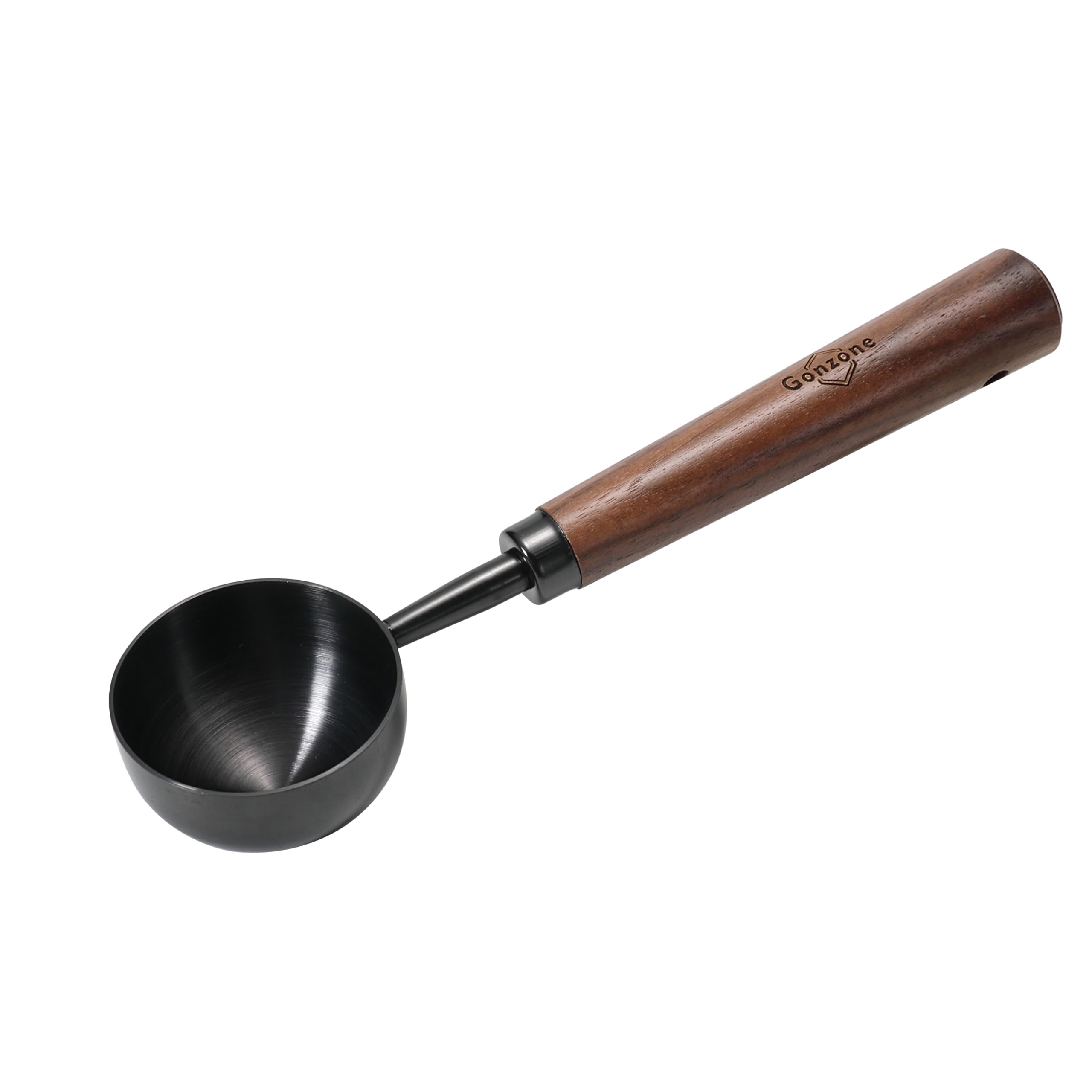 Cuchara medidora Gonzone retro en acero 304, ideal para café.