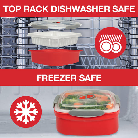 Apto para refrigerador y congelador Good Cooking para almacenamiento seguro.