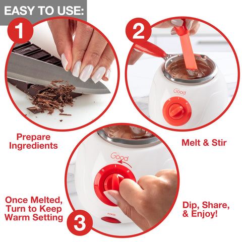Good Cooking moldes en forma de corazones para chocolate artesanal.