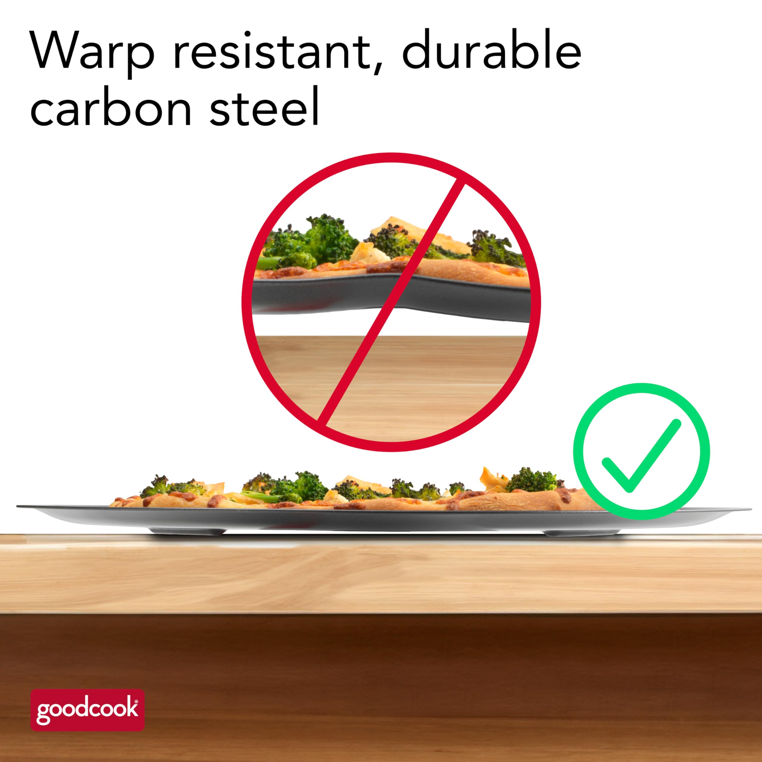 GoodCook AirPerfect es ideal para pizzas caseras, congeladas y sobras