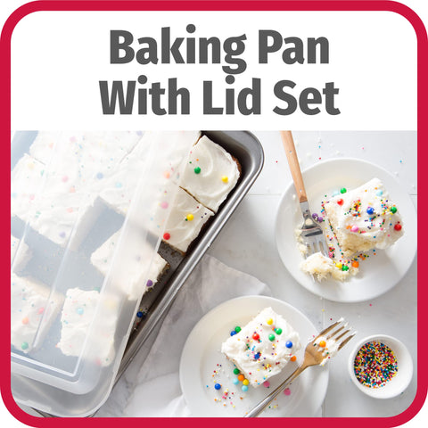 GoodCook bandejas con tapas claras de 33 x 23 cm para conservar frescura.
