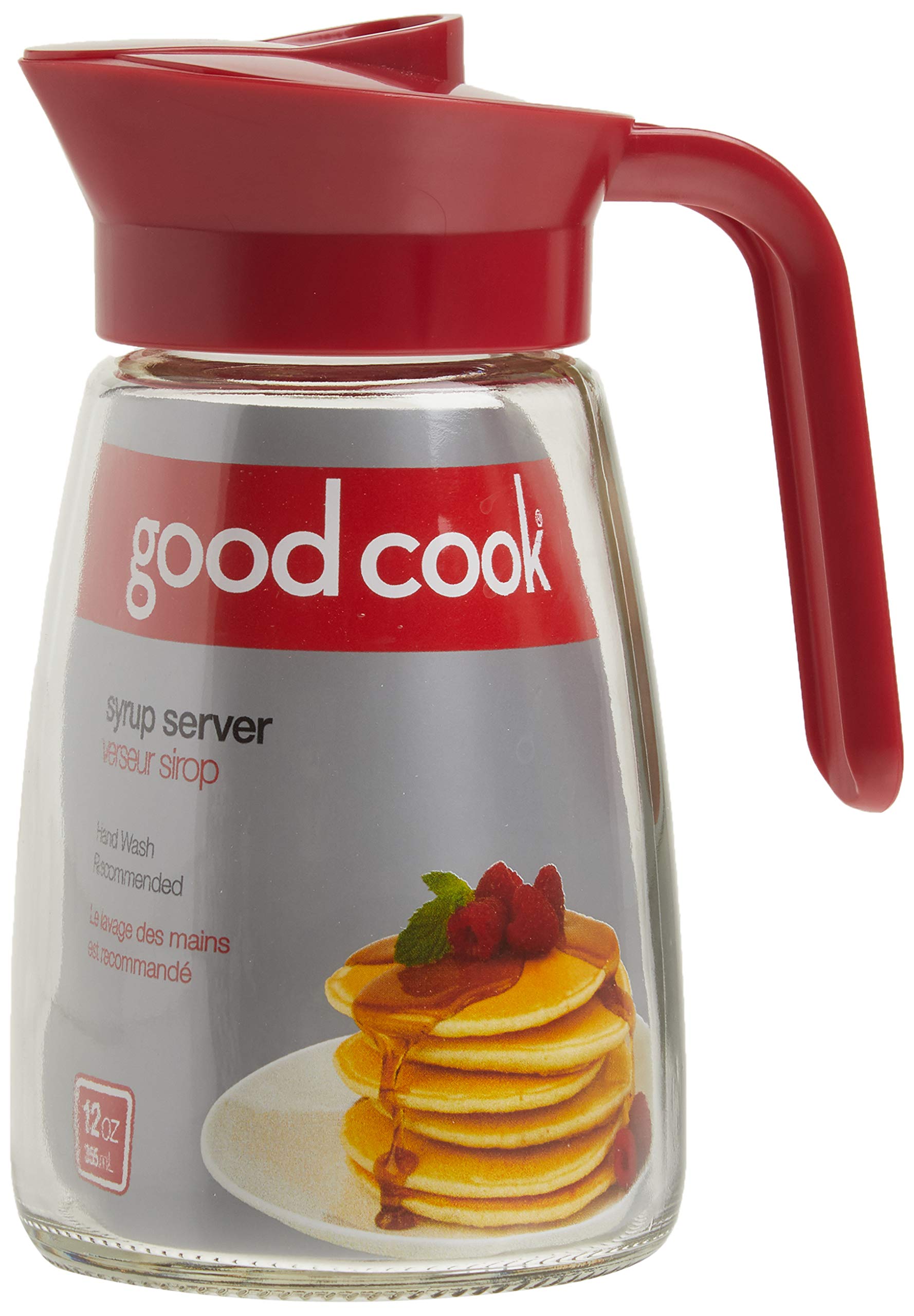 Tapa con resorte de GoodCook mantiene el sirope fresco y sin goteos