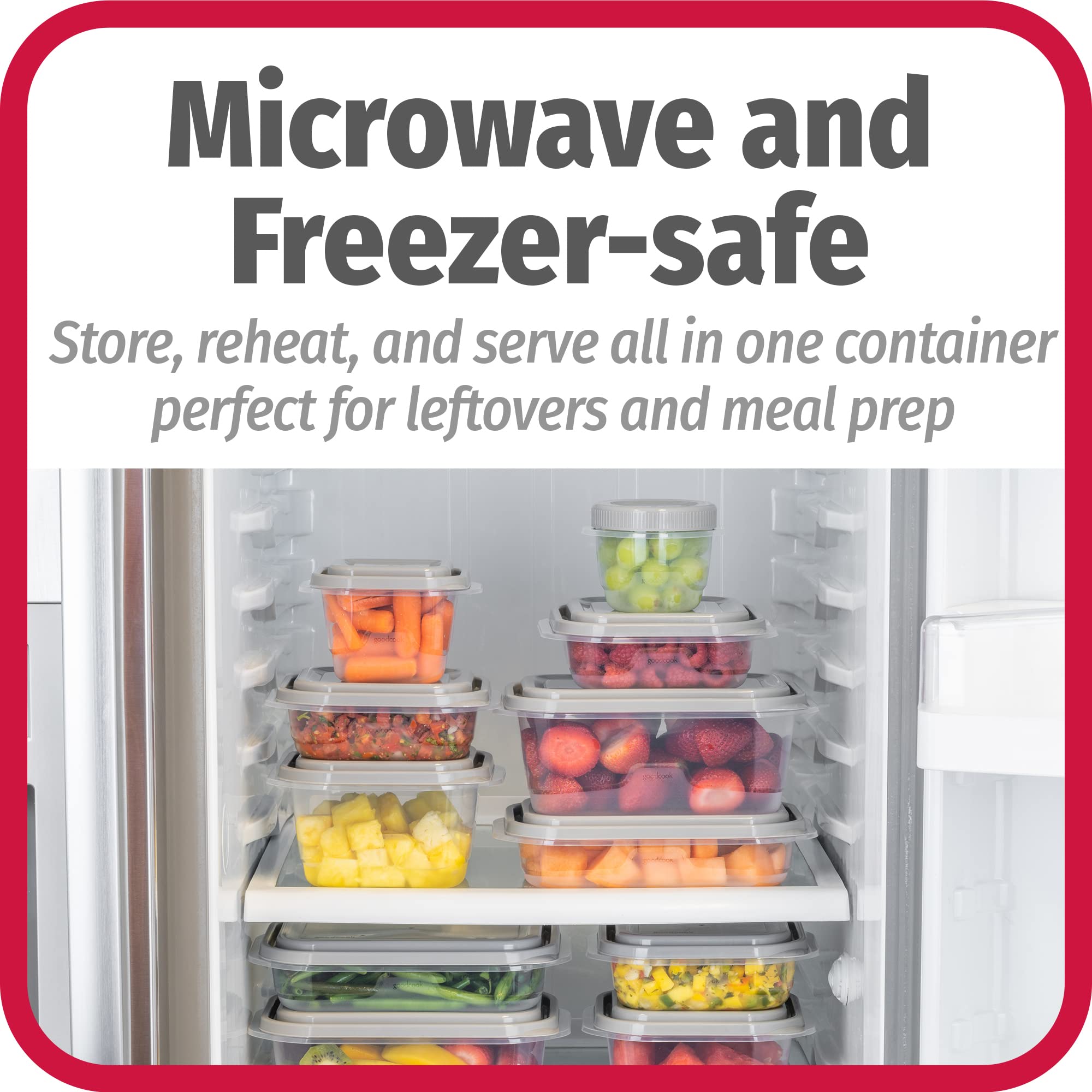 GoodCook EveryWare: medidas en relieve para porciones precisas y controladas.