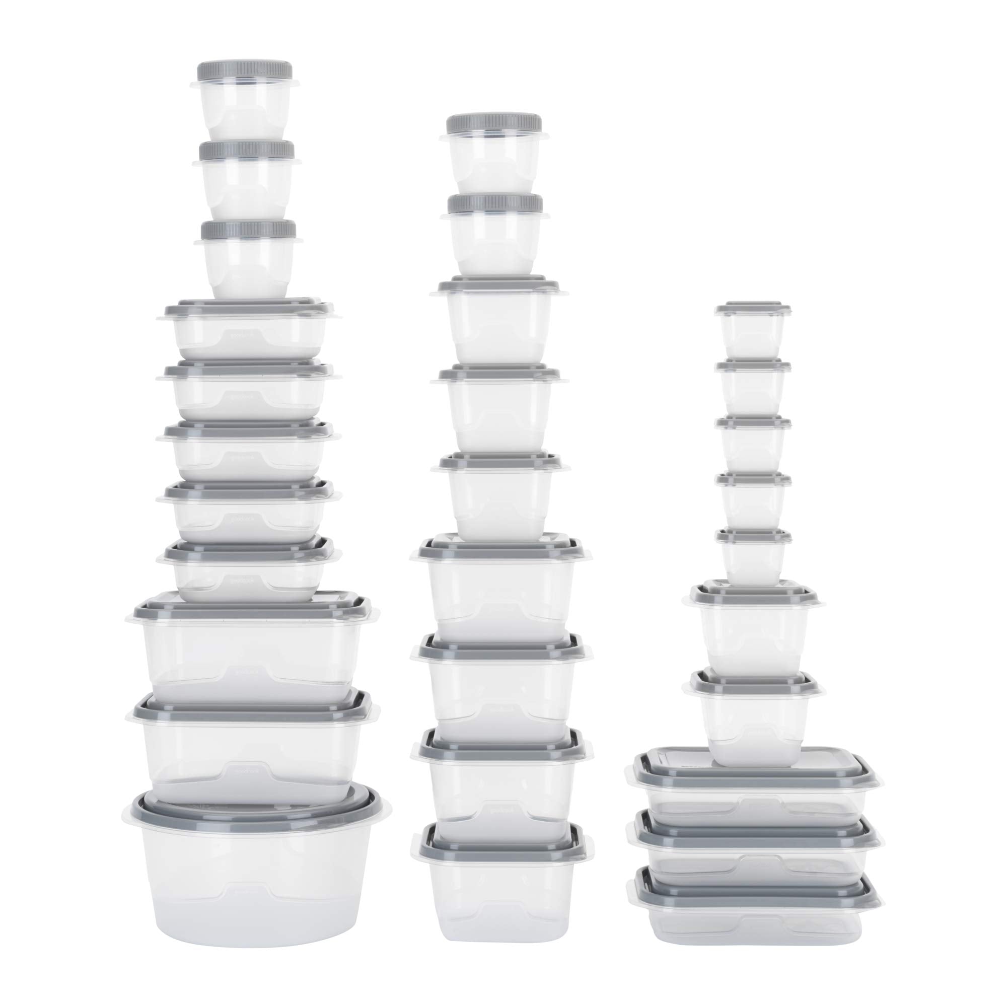 GoodCook EveryWare: juego de 60 contenedores apilables para cocina ordenada.