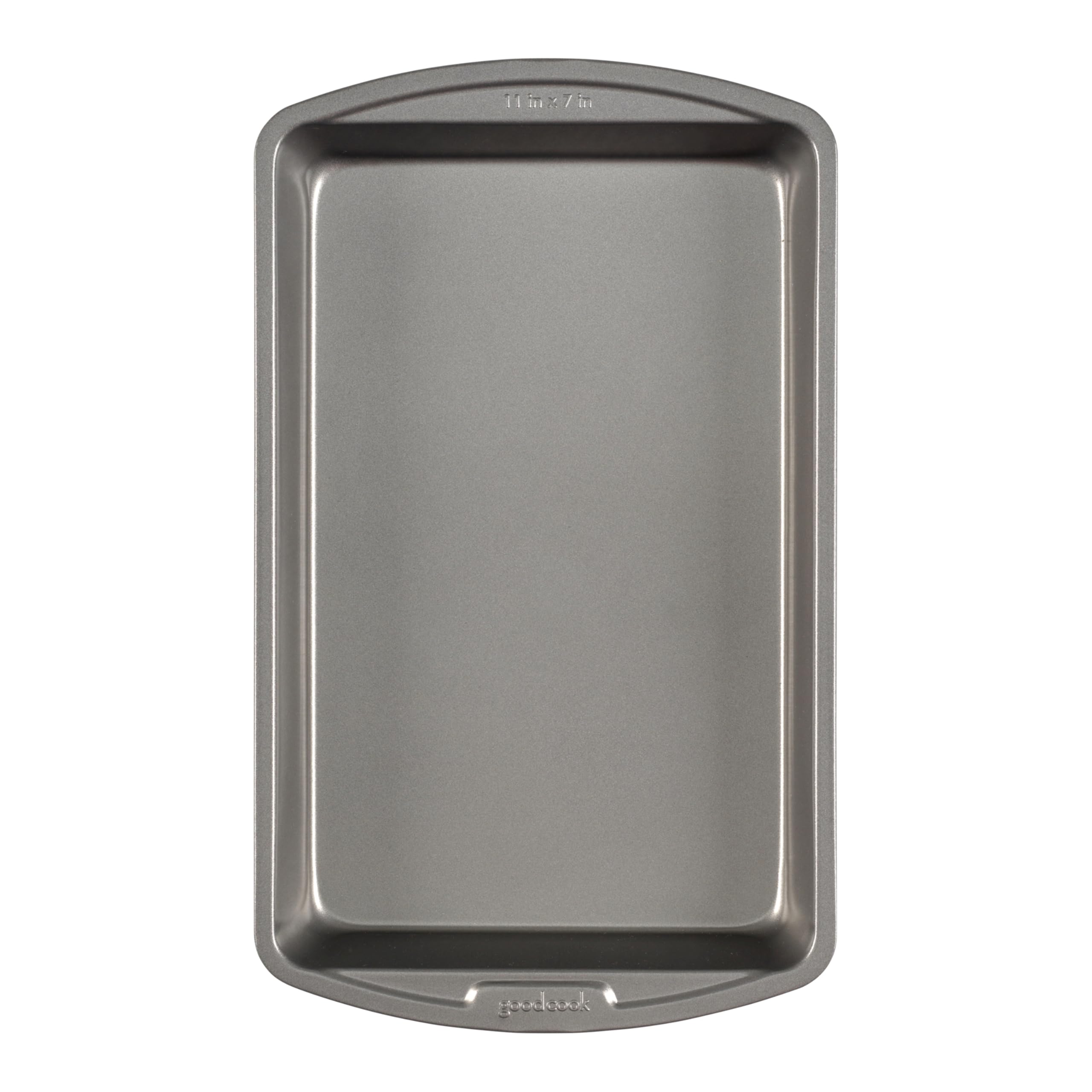 GoodCook Pan 11x7 antiadherente para desmoldar con facilidad.