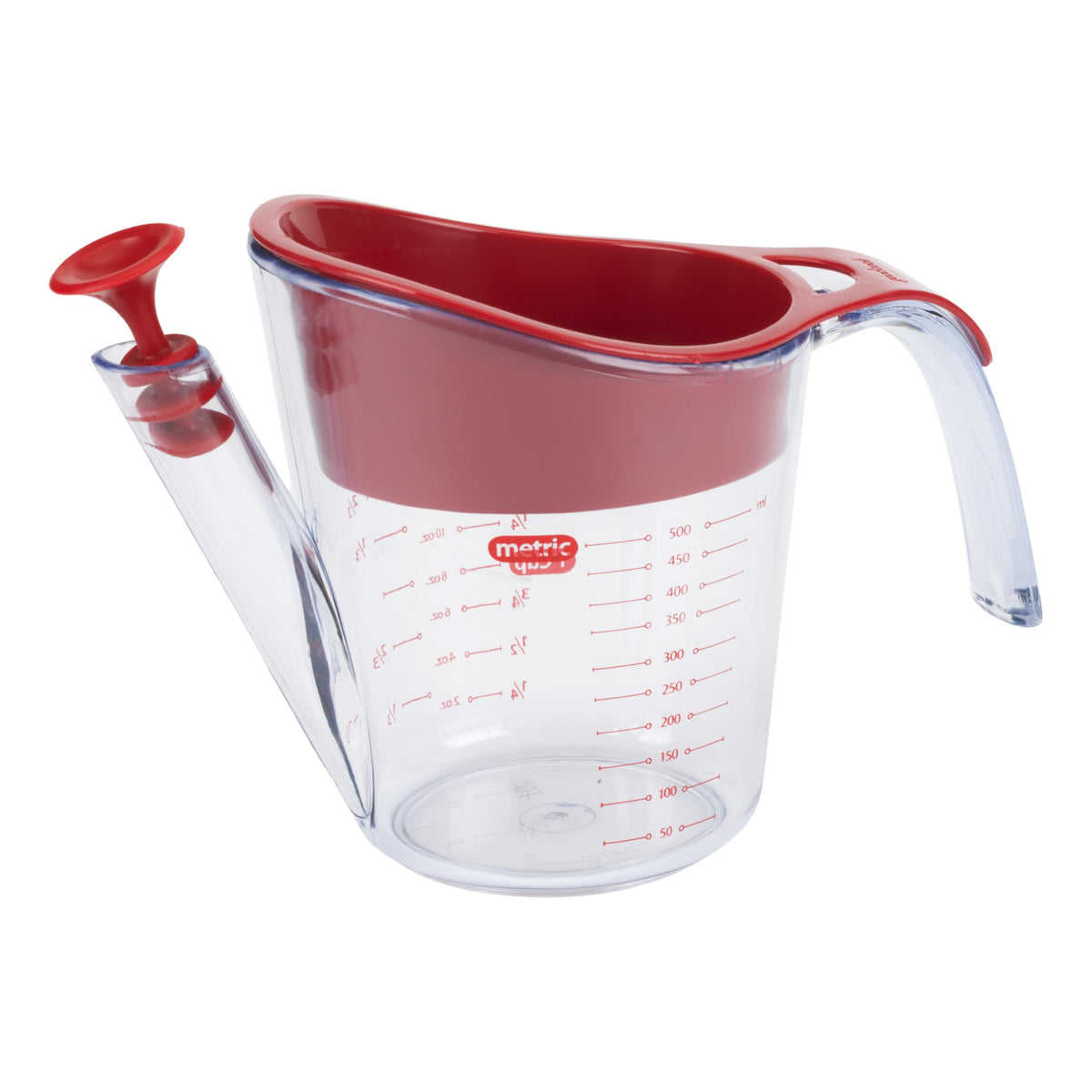 GoodCook separador de grasa con pico de vertido para verter caldos sin grasa extra