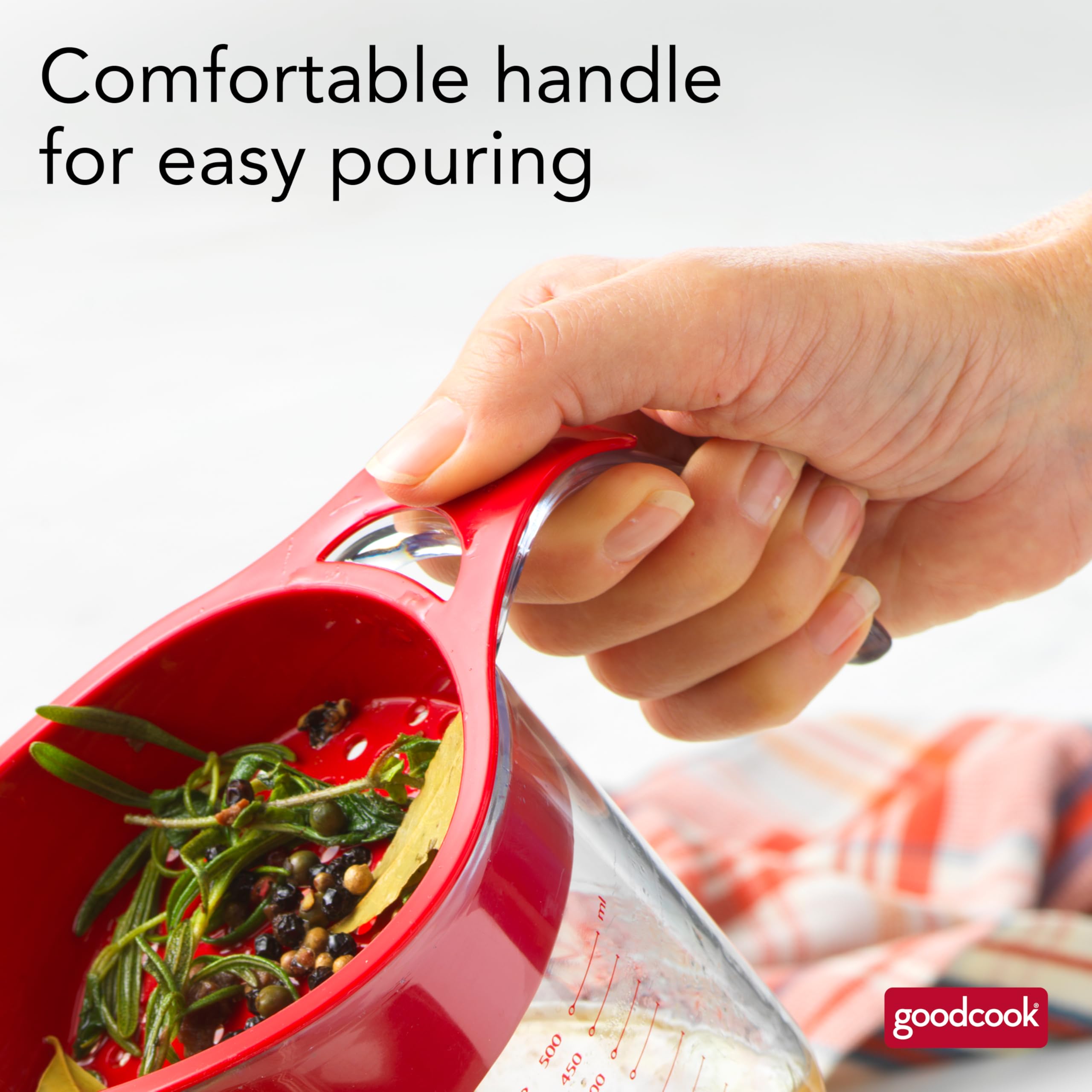 GoodCook dimensiones compactas para guardar fácilmente en estanterías
